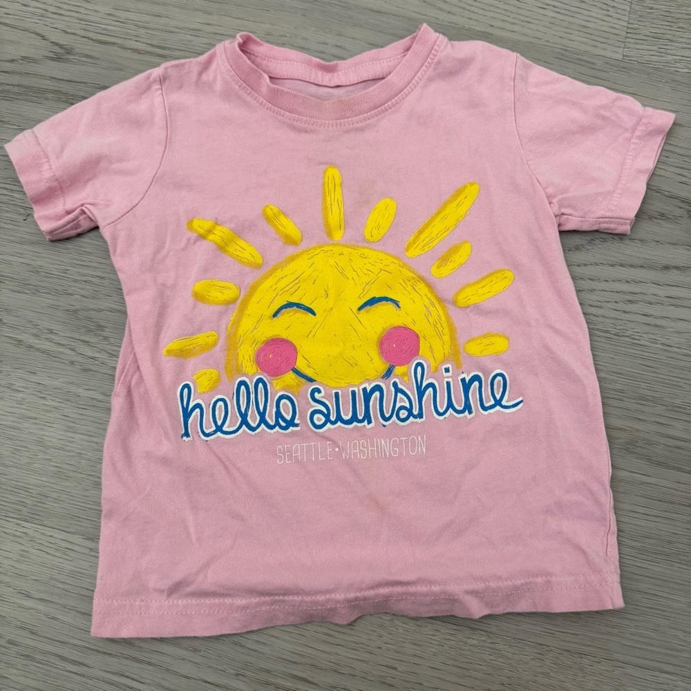 Sanrio Carters T-Shirt Bundle Pink Green White Toddler Girls 2T 4PK - Picture 9 of 10